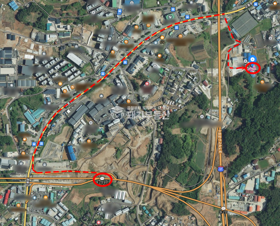 경기 고양일산동구 설문동 설문ic5분, 대지104평, 건축허가득, 전용비완납 매매 매물번호 10713 사진 1
