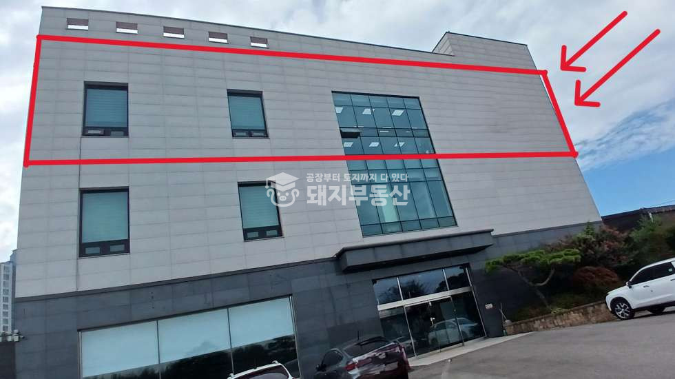 경기 고양일산서구 가좌동 주건축물제1동 2차선접,3층 80P, 사무실,전시장,EV,IC인접,대형마당,집기사용 월세 매물번호 10360 사진 1